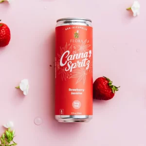 Flora CannaSpritz 3mg THC – Strawberry Jasmine