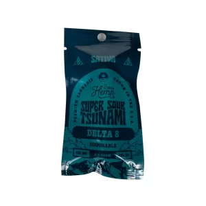 Delta 8 Disposable - Sativa- 0.5g Vape - Super Sour Tsunami